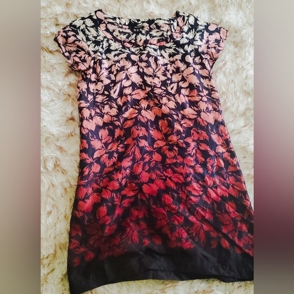 🤳Nine West Floral Print Shift Dress Size-S 🌴 - Picture 2 of 8